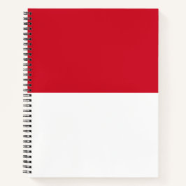 Flagge von Monaco Notizblock