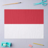 Flagge von Monaco Seidenpapier (Basteln)