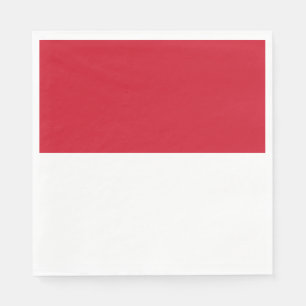 Flagge von Monaco Serviette