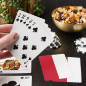 Flagge von Monaco Spielkarten (In Situ)