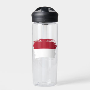 Flagge von Monaco Trinkflasche