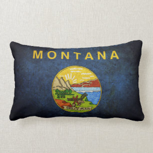 Flagge von Montana Lendenkissen