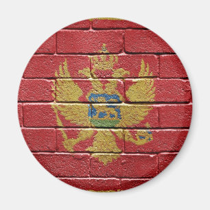 Flagge von Montenegro Magnet