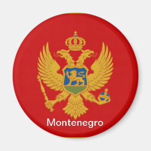 Flagge von Montenegro Magnet
