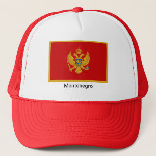 Flagge von Montenegro Truckerkappe