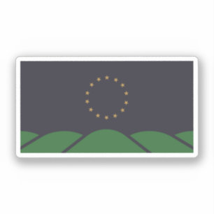 Flagge von Montpelier, Vermont Aufkleber