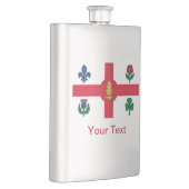 Flagge von Montreal, Flasche von Quebec Flachmann (Rechts)