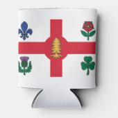 Flagge von Montreal, Quebec Can Cooler Dosenkühler (Vorderseite)