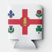 Flagge von Montreal, Quebec Can Cooler Dosenkühler (Rückseite)