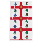 Flagge von Montreal, Quebec Kleine Geschenktüte (Vorderseite)