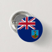 Flagge von Montserrat Button (Vorne & Hinten)