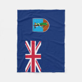Flagge von Montserrat Fleecedecke (Vorderseite)