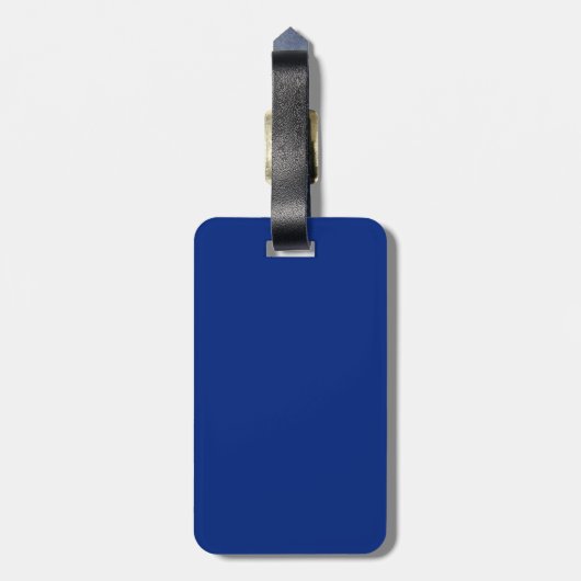 Flagge von Montserrat Gepäckanhänger (Rückseite vertikal)