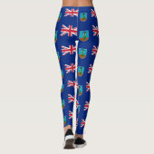 Flagge von Montserrat Leggings (Rückseite)