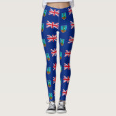 Flagge von Montserrat Leggings (Vorderseite)
