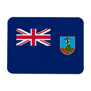 Flagge von Montserrat Magnet