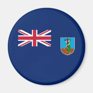 Flagge von Montserrat Magnet
