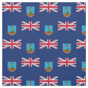 Flagge von Montserrat Stoff
