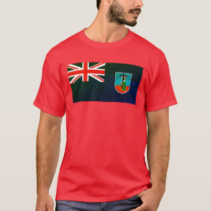 Flagge von Montserrat T-Shirt