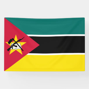 Flagge von Mosambik Banner