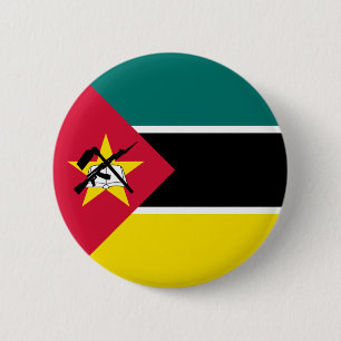 Flagge von Mosambik Button