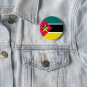 Flagge von Mosambik Button (Beispiel)
