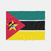 Flagge von Mosambik Fleecedecke (Vorderseite (Horizontal))