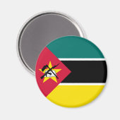 Flagge von Mosambik Magnet (Vorderseite/Rückseite)