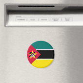 Flagge von Mosambik Magnet (In Situ (Geschirrspüler))