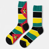 Flagge von Mosambik Socken (Linkes Detail)