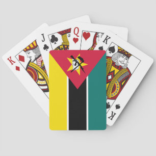 Flagge von Mosambik Spielkarten
