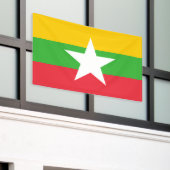 Flagge von Myanmar Banner (Äußeres Gebäude)