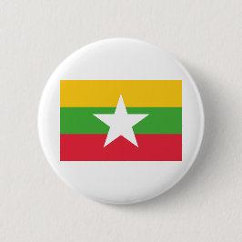 Flagge von Myanmar Button
