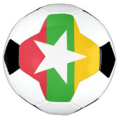 Flagge von Myanmar Fußball (Gedreht)