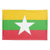 Flagge von Myanmar Kissenbezug (Rückseite)