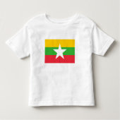 Flagge von Myanmar Kleinkind T-shirt (Vorderseite)
