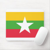 Flagge von Myanmar Mousepad (Mit Mouse)