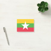 Flagge von Myanmar Post-it Klebezettel (Büro)