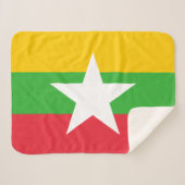 Flagge von Myanmar Sherpadecke (Vorderseite (Horizontal))