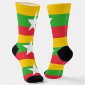 Flagge von Myanmar Socken (Gewinkelt)