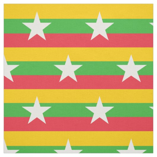 Flagge von Myanmar Stoff (Muster)