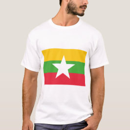 Flagge von Myanmar T-Shirt