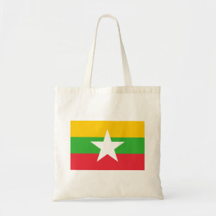 Flagge von Myanmar Tragetasche