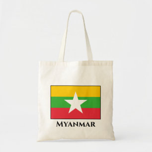 Flagge von Myanmar Tragetasche