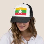 Flagge von Myanmar Truckerkappe (Beispiel)