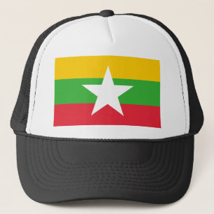 Flagge von Myanmar Truckerkappe