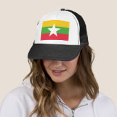 Flagge von Myanmar Truckerkappe (Beispiel)