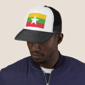 Flagge von Myanmar Truckerkappe (Beispiel)