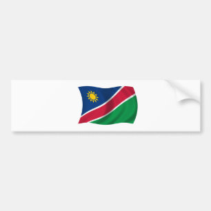 Flagge von Namibia Autoaufkleber