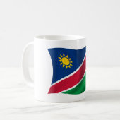 Flagge von Namibia Kaffeetasse (Vorderseite Links)